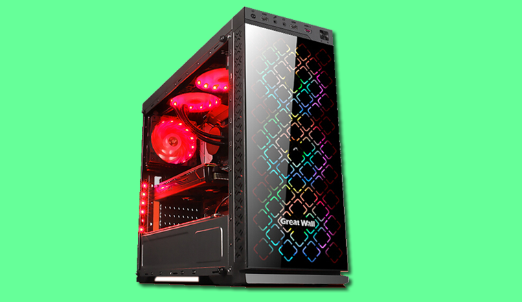 長城鋼化玻璃款側(cè)透高端機箱